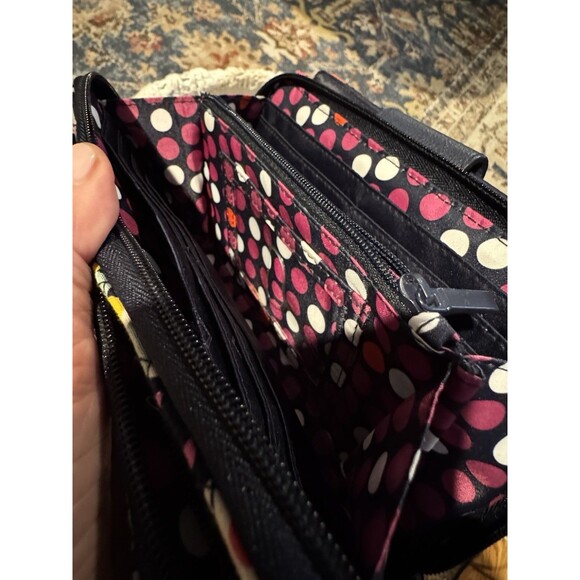 Vera Bradley RFID all in one Crossbody butterfly flutter Zip Snap Adjustable - Picture 8 of 10